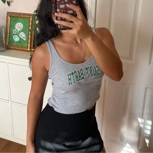 Brandy Melville grey Saint Barth tank